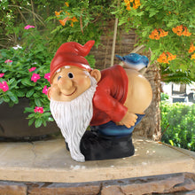 Load image into Gallery viewer, Design Toscano QM22997 Loonie Moonie Bare Buttocks Garden Gnome Statue, Medium 20.25 cm, Polyresin, Full Color