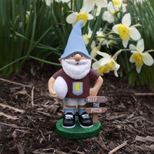 Load image into Gallery viewer, FOCO Officially Licensed Aston Villa FC Keep Off The Pitch Football Garden Gnome