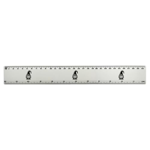 'Gonk Gnome' 30cm (12 Inch) White Plastic Ruler (RL00089694)