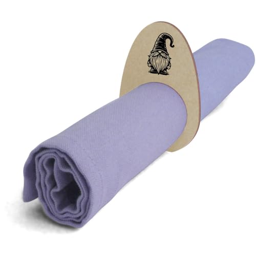 5 x 'Gonk Gnome' Wooden Napkin Rings/Holders (NR00065087)