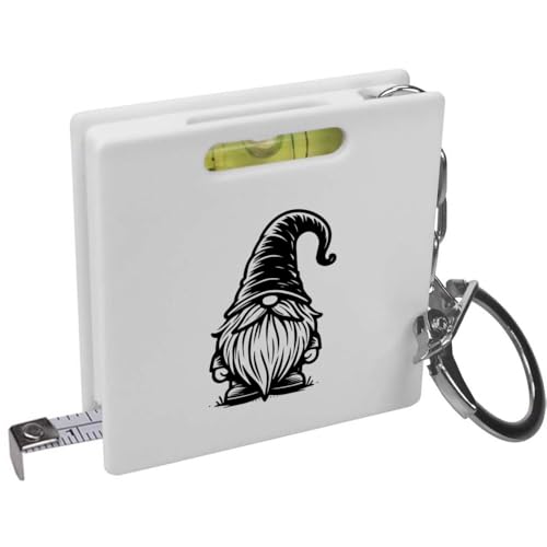 Azeeda 'Gonk Gnome' Keyring Tape Measure/Spirit Level Tool (KM00040658)