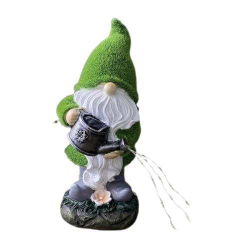 Ciieeo Solar Lawn Gnome Lamp Compact Gnome Statue for Garden Decor Energy Saving Solar Powered Light for Outdoor Use for Flower Beds Patios Present for Friends