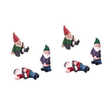 Load image into Gallery viewer, Ciieeo 6pcs Landscape Dwarf Garden Decor Funny Resin Ornaments for Outdoor Indoor Use Unique Miniature Gnome Figurines for Craftsmanship Detailed Features
