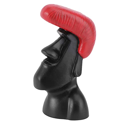 SUPVOX 1pc Miniature Hairdressing Ornament Action Figure for Micro Landscape Gardening Creative Floral Decoration Doll Toy Red Hair Material