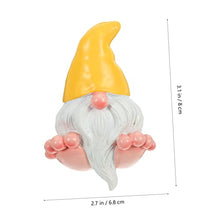 Load image into Gallery viewer, Ciieeo Naughty Garden Gnome Statue Large Feet Creative Resin Gnome Figurine for Outdoor Decor Unique Home Decoration for Garden Patio and Indoor Spaces
