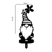 Load image into Gallery viewer, Exquisite Garden Stake Outdoor Sculpture 4 Pieces Decorative Gnomes Ornament Neighbors Garden Gnomes For Outside Large Hollow Out
