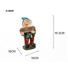 Load image into Gallery viewer, Funny Garden Gnome Statue, Garden Gnome Ornaments Outdoor, Resin Crafts Cartoon Dwarf Statue for Yard Lawn Decoration Gift
