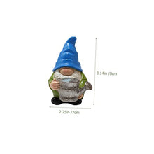Load image into Gallery viewer, Happyyami 3pcs Resin Garden Gnome Statues Outdoor Fairy Garden Accessories for Yard Decor
