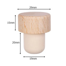 Load image into Gallery viewer, 19mm &#39;Gonk Gnome&#39; Wooden Bottle Stopper/Cork (BS00030560)
