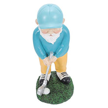 Load image into Gallery viewer, FONDOTIN Golfing Gnome Statue Resin Ornament Garden Lawn Patio Decor Gnome Decorations for Home
