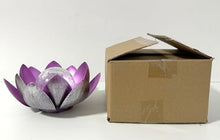 Load image into Gallery viewer, Kyduu Outdoor Decorations Lotus Light, Solar Lights Outdoor Garden Ornaments, LED Lotus Lamp Flower, Solar Garden Lights,for Yard Patio Pathway Decoration
