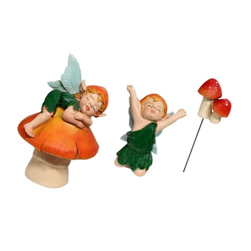 SEWOART 1set Statue Flowerpot Garden Decoration Sculpture Decor for Home Ornaments Unique Bonsai Adornment for Office School and Restaurant Display