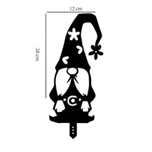 Load image into Gallery viewer, Exquisite Garden Stake Outdoor Sculpture 4 Pieces Decorative Gnomes Ornament Neighbors Garden Gnomes For Outside Large Hollow Out
