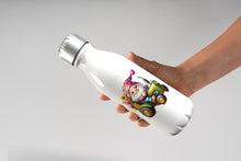 Load image into Gallery viewer, MAXIKIWI - Single Wall Water Drinking Bottle with Screw Cap, Non Insulated Lightweight Aluminium, BPA Free, Leak-Proof - Garden Gnome - 500ml

