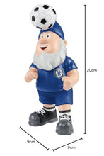 Load image into Gallery viewer, FOCO Chelsea FC Football Premier League Championship Header Ball Garden Gnome Ornament Indoor/Outdoor
