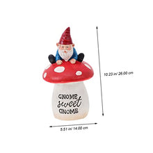 Load image into Gallery viewer, Happyyami Outdoor Gnome Doll Statue Resin Gnome Garden Ornaments Miniature Garden Decor Statue for
