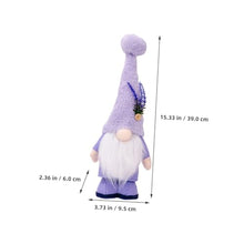 Load image into Gallery viewer, Ciieeo Gnome Doll Ornament Gnome Table Decor Lavender Home Decor Garden Present
