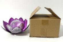 Load image into Gallery viewer, Kyduu Outdoor Decorations Lotus Light, Solar Lights Outdoor Garden Ornaments, LED Lotus Lamp Flower, Solar Garden Lights,for Yard Patio Pathway Decoration
