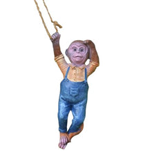 Load image into Gallery viewer, Reccisokz Dwarf Monkey Garden Pendant for Outdoor, Resin Garden Gnomes, Hand Dipient Solar Home Decorative Figurines, Outdoor or Indoor Garden Decor
