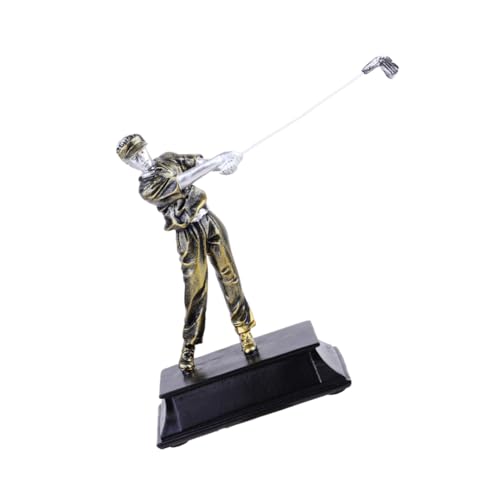 Zerodeko Players Resin Figurine Trophy for Home Decoration Unique Golf Athlete Statue Elegant Office Ornament for Sports Lovers and Collectors