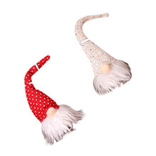 Load image into Gallery viewer, VALICLUD 2pcs christmas decorations indoor xmas hanging decor ornament christmas hanging swedish gnomes lighting plush swedish gnome doll plush gnomes glowing Gnome home decoration LED Tom
