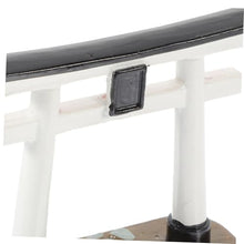 Load image into Gallery viewer, Happyyami Shrine Gate Model Fish Tank Decoration Windmill Garden Fish Ornaments Solar Stake Lights Outdoor Aquarium Gnome Chimes Deck Decor Gate Crafts Resin
