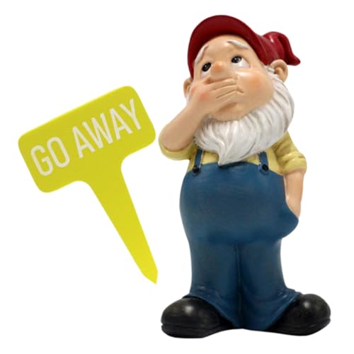 FONDOTIN Garden Gnomes Outdoor 2pcs Small Gnome Statue for Yard Yard Decorations