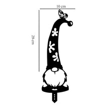 Load image into Gallery viewer, Exquisite Garden Stake Outdoor Sculpture 4 Pieces Decorative Gnomes Ornament Neighbors Garden Gnomes For Outside Large Hollow Out
