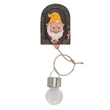 Load image into Gallery viewer, Garden Gnome Statue with Solar Light Tree Hugger Garden Figurine Decoration for Outdoor Yard Patio
