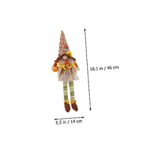 Load image into Gallery viewer, AOKWAWALIY Gnome Figurine Gonk Ornament Harvest Festival Gnome Doll Thanksgiving Decor Cloth Decorative Doll Maple Leaves Rudolph
