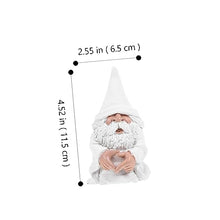 Load image into Gallery viewer, Happyyami Adorable Garden Gnome Statue Small Dwarf Figurine for Outdoor Decoration Hand-painted Resin Craft for Lawn Patio and Decor
