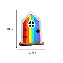 Load image into Gallery viewer, Mllkcao Garden Ornaments Outdoor Sale Large Rainbow Color Door and Window Pendant Crafts Outdoor Outdoor Courtyard Garden Tree Decoration
