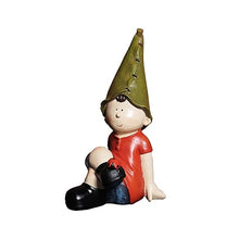 Load image into Gallery viewer, ABOOFAN Funny Garden Gnome Unusual Garden Ornament Resin Tabletop Toy Indoor Scene Accessory Photo Prop
