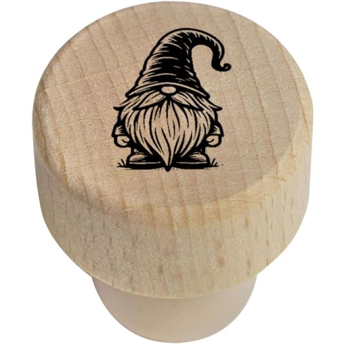 19mm 'Gonk Gnome' Wooden Bottle Stopper/Cork (BS00030560)