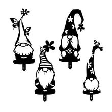 Load image into Gallery viewer, Exquisite Garden Stake Outdoor Sculpture 4 Pieces Decorative Gnomes Ornament Neighbors Garden Gnomes For Outside Large Hollow Out
