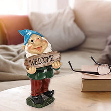 Load image into Gallery viewer, ereqeip Garden Gnomes Outdoor Funny | Lantern Dwarf Welcome Gnomes - Funny Garden Gnome Gifts Naughty Gnomes Garden Statue Yard Gnomes
