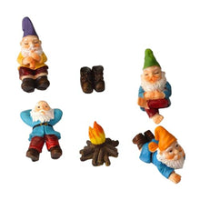 Load image into Gallery viewer, Mipcase 3 Sets Resin Miniature Gnomes Gnome Yard Decorations Outdoor Quirky Garden Ornaments
