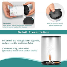 Load image into Gallery viewer, Gnomes with Colorful Eggs Car Smoking Ash Tray Smokeless Ashtray for Car Portable Cigarette Disposal, Large Portable Ashtray
