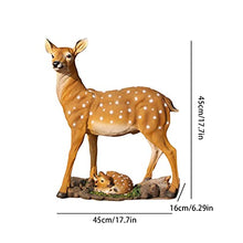 Load image into Gallery viewer, Gpzj Resin Sculpture Statue, A Simulation Image Of Mother And Child Deer, Exudes The Beauty Of Mother’S Love, And Is A Highly Appreciated Artistic Landscape Decoration
