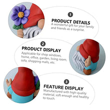 Load image into Gallery viewer, SUPVOX Garden Gnome Doll Figurine Decorative Home Ornament for Spaces Unique Boys and Girls and Friends Protective Sculpture against Evil and Misfortune
