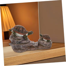 Load image into Gallery viewer, Vaguelly Miniature Creative Landscape Garden Animal Figurine Realistic Resin Turtle Statue for Outdoor Decor Unique Home and Garden Adds Elegance to Any Setting
