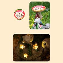 Load image into Gallery viewer, Garden Turtle Sculpture, Outdoor Lawn Ornament, Solar Turtle Decor, Solar Resin Figurine, Decorative Garden Light, Solar Turtle Feeder, Solar Powered Gnome, Outdoor Yard Decor, Turtle Statue Feeder, S
