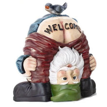 Load image into Gallery viewer, Welcome Garden Gnomes Ornaments-Garden Gnome Statue,Funny Waterproof Resin Dwarf Craft for Lawn Ornaments, Indoor or Outdoor Decorations
