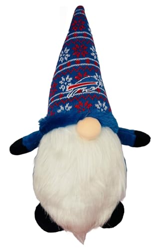 FOCO Buffalo Bills 12 Inch Plush Gnome – Officially Licensed NFL Team Gnome Decoration – Soft Collectible with Team Colors – Fun Fan Gift