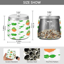 Load image into Gallery viewer, Cute Gnomes Green Shamrock Ash Tray Women, Stainless Steel Cigar Ashtray, Ash Trays Indoor
