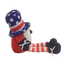 Load image into Gallery viewer, Patriotic Veterans Day Uncle Tomte 4th of July Nisse Handmade Scandinavian Ornaments Kitchen Tray Decorations
