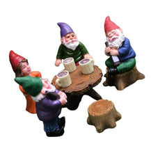 Load image into Gallery viewer, CAXUSD Creative Gnome Garden Decor Set Miniature Gnome Figurines for Indoor and Outdoor Use Fairy Cake Toppers for Landscapes and Home Decor
