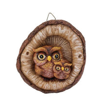 Load image into Gallery viewer, YIZITU Reading Gnomes Tree Faces Decors Outdoor Yard Statues Hanging For Garden Resin And Flower Pots Landscape Owl Hanging Ornaments
