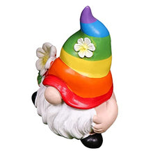 Load image into Gallery viewer, Cabilock Lovely Garden Gnome Figurine Adorable Outdoor Resin Statue for Garden Decor As Cute Ornament for Lawn and Patio

