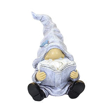 Load image into Gallery viewer, Roman Gnome with Book Statue, 9.25-inch Height, Resin, Outdoor Decor, Garden Accent, Home Accessories

